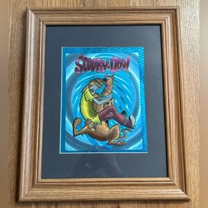 Framed Scooby Doo art- Excellent Condition